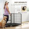 Heavy Duty Dog Crate,116 x 77 x 88 cm, Large Dog Cage for Small to Large Breeds