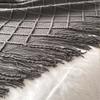 Tassel Blanket 100% Acrylic Bedside Towel Solid Color Plaid Knitted Blanket Nap/Travel Shawl Home Sofa Towel manta