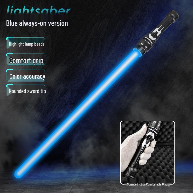 Two-in-One Telescopic Lightsaber Toy for Kids - Luminous Star Wars Laser Sword