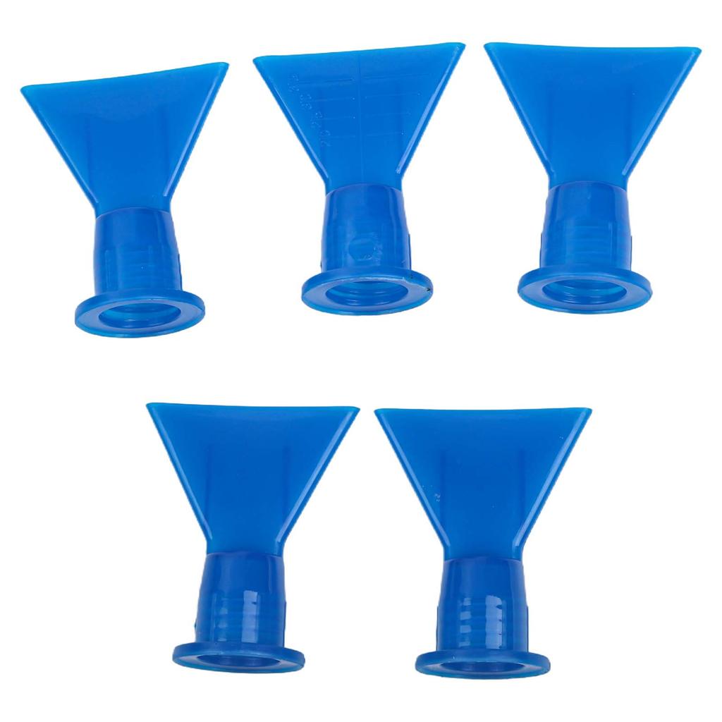 5pcs Accessories Wave Shape Silicon Cone Caulking Spare Part Nozzle Flat Nozzle Wave Shape Silicon Cone Caulking Spare Part
