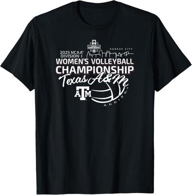 Texas A&M Aggies National Championship 2025 Volleyball T-Shirt Unisex T-Shirt