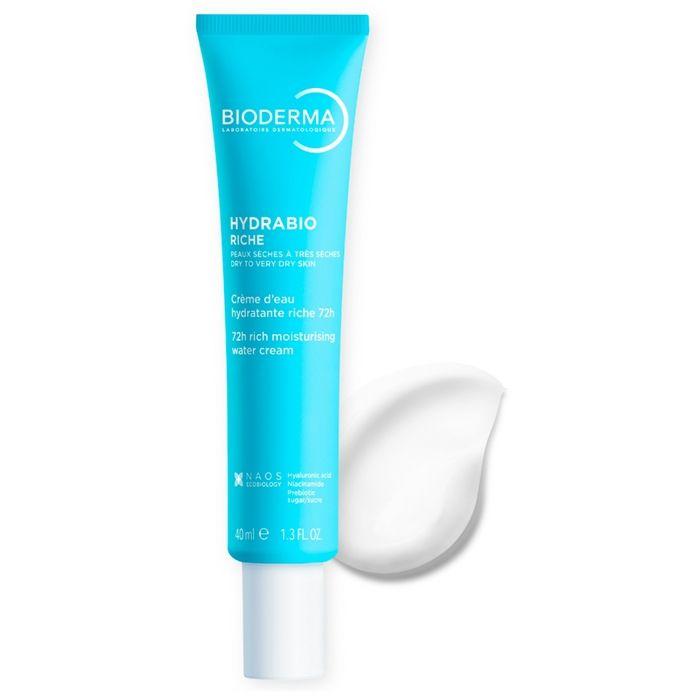 Bioderma Hydrabio Riche Crème d'Eau Hydratante 72H Peaux Sèches à Très Sèches 40 ml