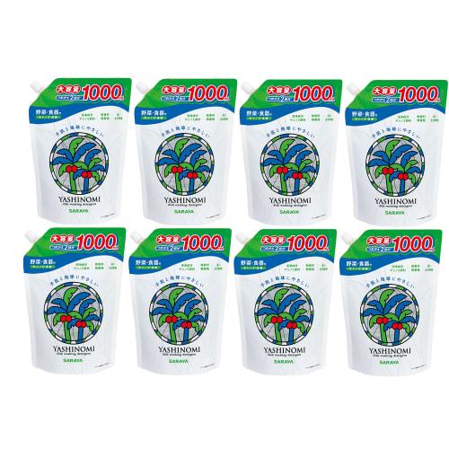 

[Распродажа] Saraya Yashinomi Сменный блок с носиком для моющего средства, 1000 мл x 8