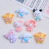 10 Pcs New Kawaii Cartoon Cute Plaid Skirt Series Resin Scrapbook Diy Jewelry Gift Hairpin Accessories A141
