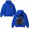 Autumn Winter Casual Doberman Dog Graffiti Print Men hooded sweatshirt Women Boys coat Top Parent Child Kid 's Cotton Hoodie