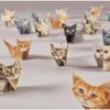 Creative DIY Paper Cats Handmade DIY Paper Cat Dog Dinosaur Folding Animal Folding Craft Paper Set for Home Decoration Gift