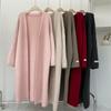 Womens Oversized Longline Knit Cardigan Sweater Loose Fit V-Neck Winter Warm Casual Outerwear