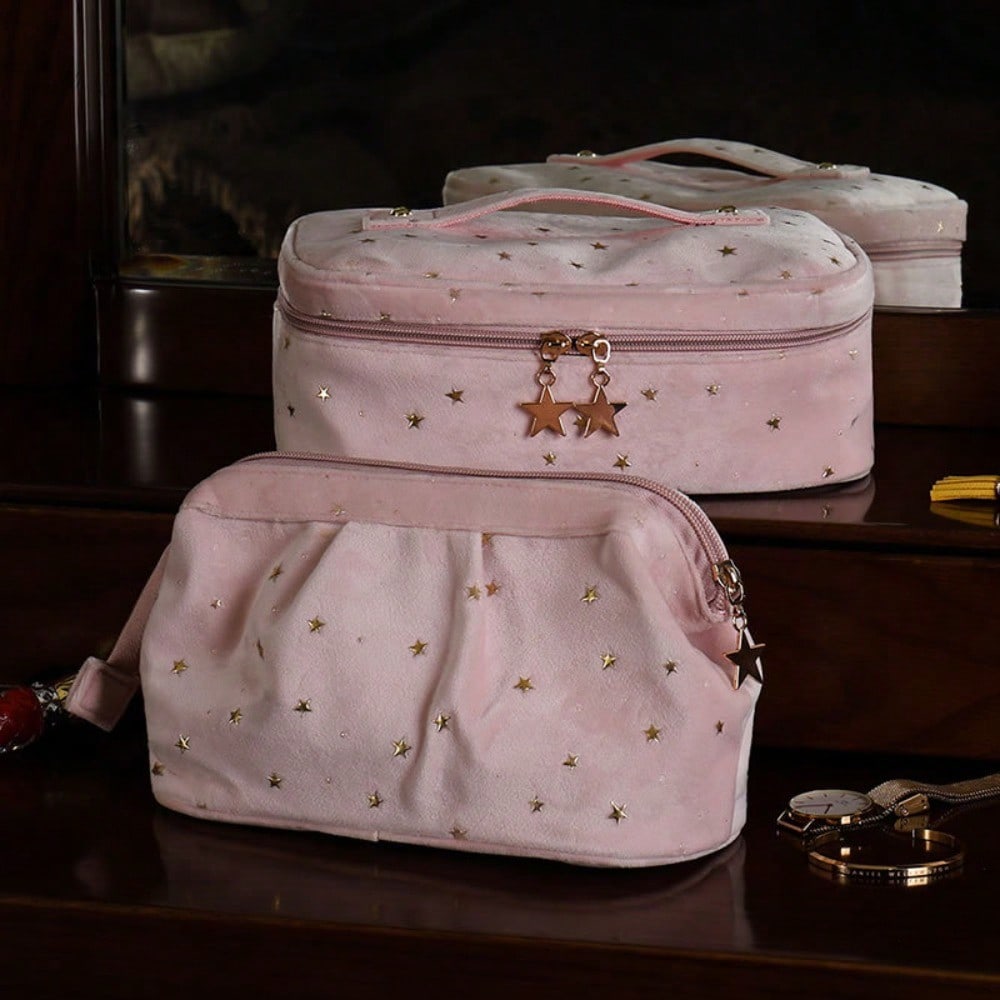 Women's Wash Storage Bag Jewelry Accessories Storage Box Large Capacity Dressing Nail Art Tools Classification Bag Cosmetic Bag
