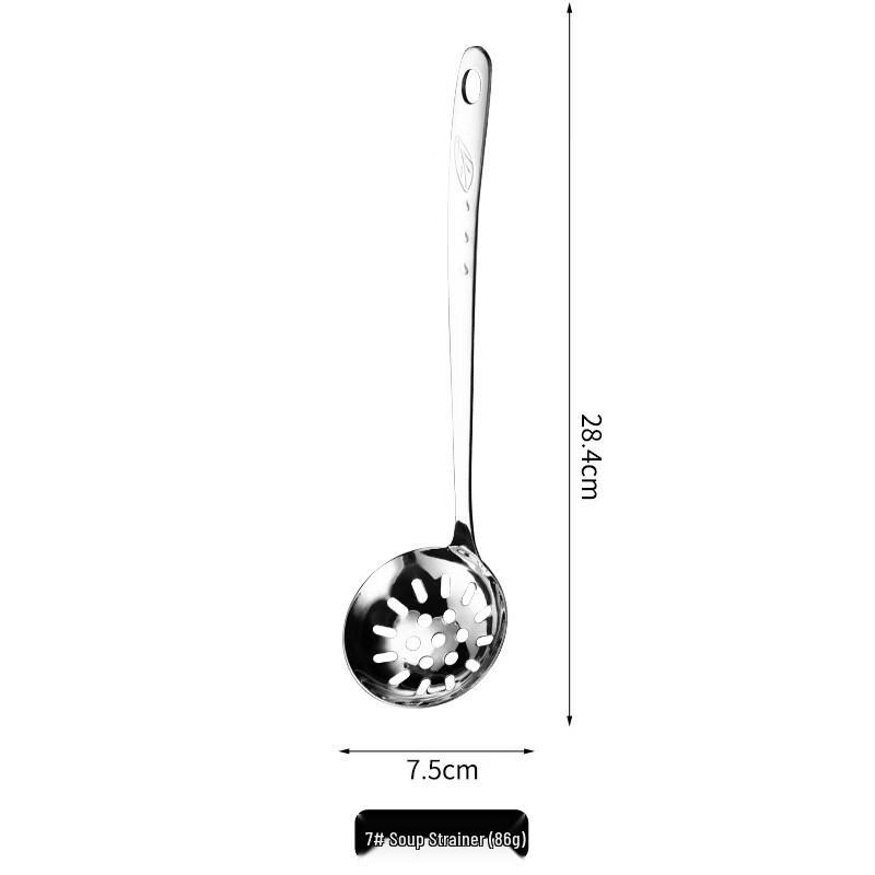 Набор половник и шумовка из нержавеющей стали с длинной ручкой