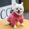 Soft Fleece Jacket Winter Hairball Pajamas Cat Hooded Hairball Coat Puppy Clothing Pet Clothes