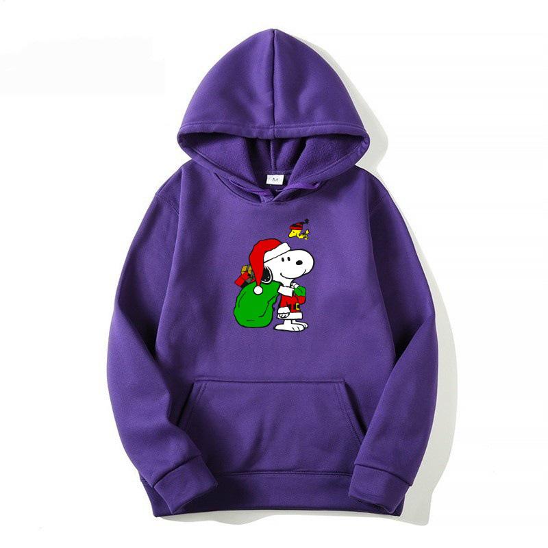Snoopy Anime Creative Print Hoodie for Adults & Kids