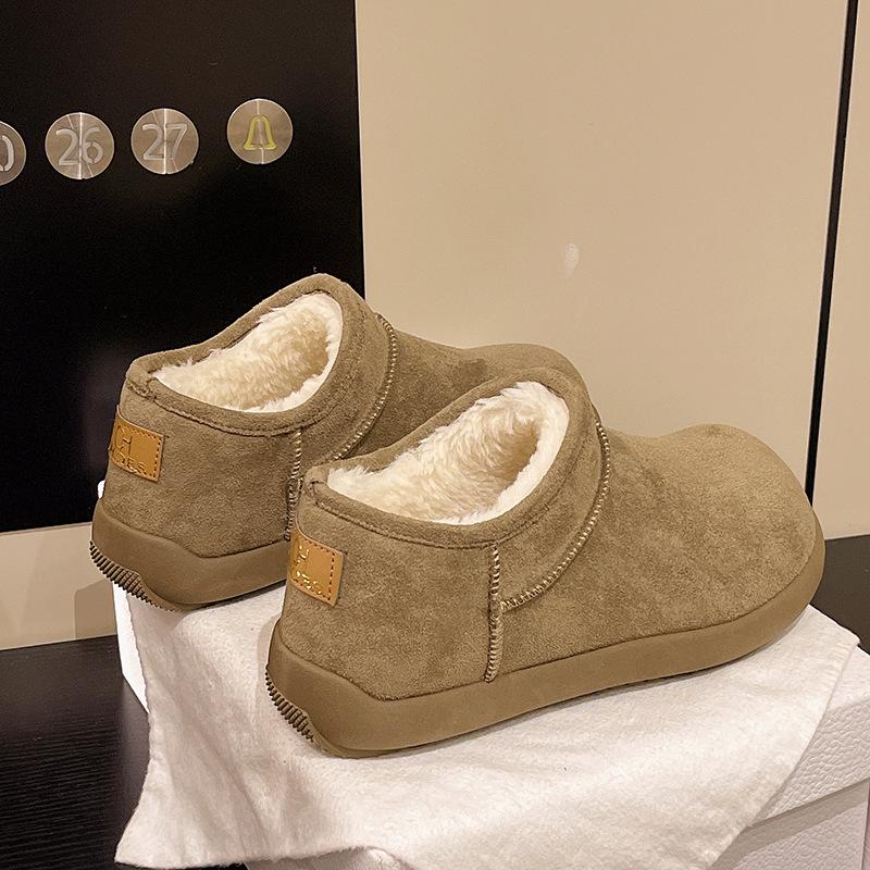 Women's thick-soled fashion footsteps winter lightweight warm anti cold snow boots non-slip casual sneakers cotton boots