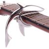 Guitar Capo Clip Zinc Alloy Wear Resistant Robust Shark Shape Electric Guitar Capo Clamp Replacement