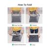 Laundry Bags Hamper Bag with Handles,Portable &Collapsible Dirty Clothes Mesh Basket Foldable for Washing Storage, Kids Room