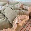 Elegant Princess-Style Velvet & Lace Winter Bedding Set – Duvet Cover & Flannel Sheet  