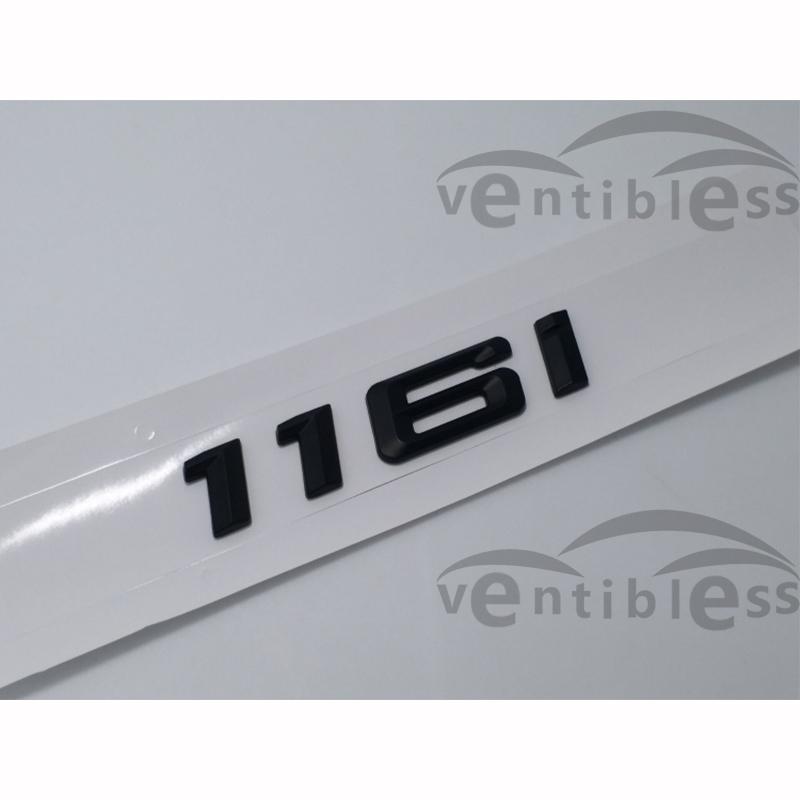 Car ABS Black Trunk Letter Badge Emblem Sticker For THE 1 Series 116i 118i 120i 125i 130i 135i 140i E81 E82 E87 E88 F20 F21
