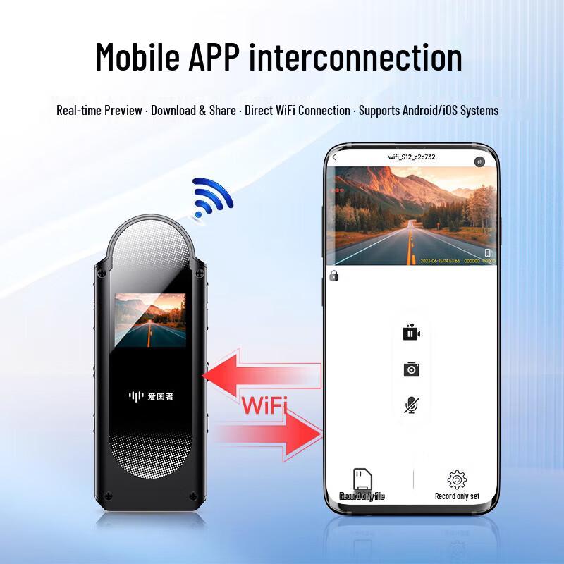 aigo S12 Portable HD Recording & Law Enforcement Camera (CN version)