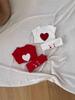 Children's Heart Pajamas: Cozy Autumn/Winter Two-Piece Set for Babies & Toddlers