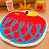 Cute Printing Fruit Bedroom Rug Cartoon Apple Peach Bedside Mat Soft Living Room Carpet Area Floor Pet Pad Aesthetic Home Decor