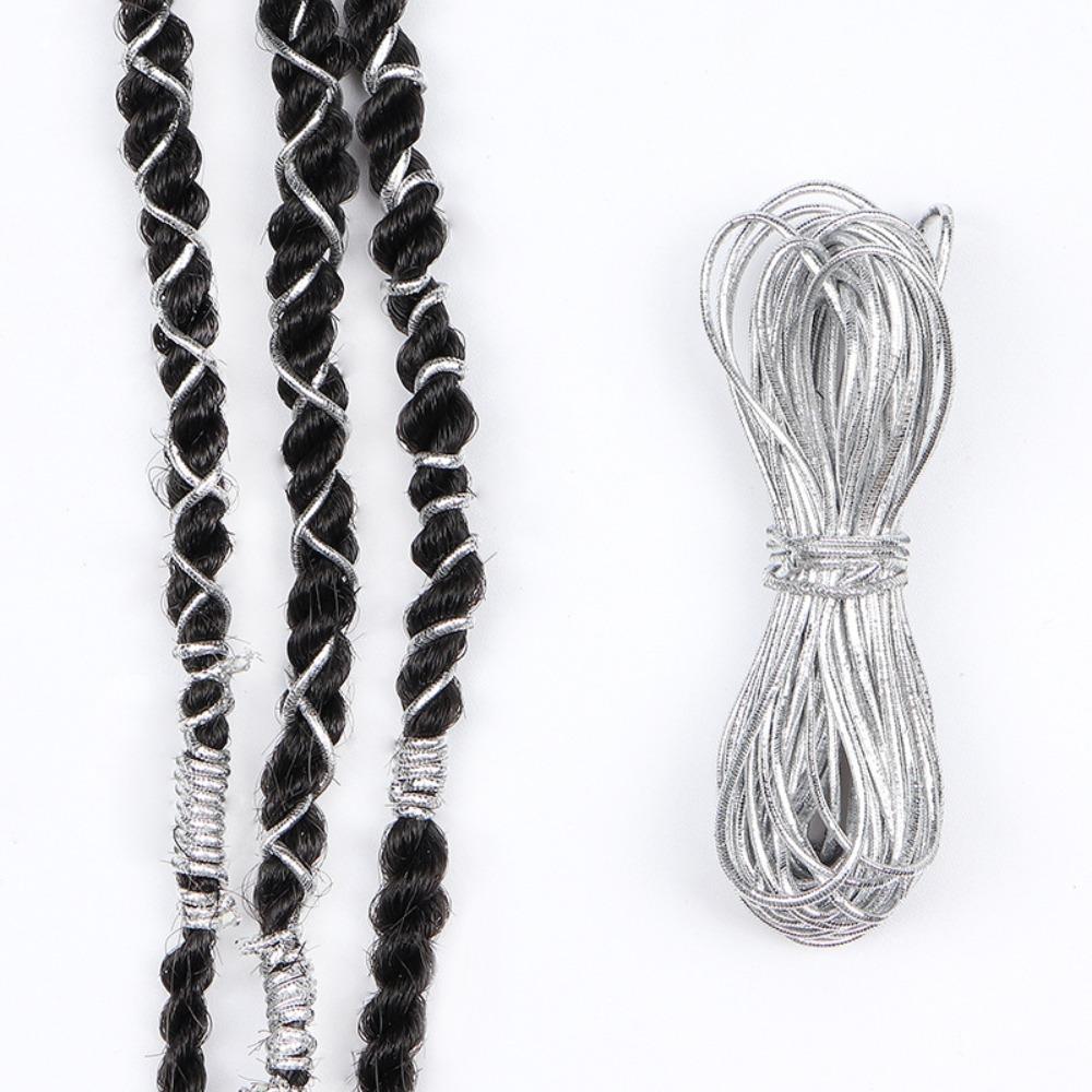 National Style Braiding Hair Strings Rope Strands Girl DIY Ponytail 5M Braided Hair Rope