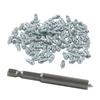9mm/12mm karbidové šroubové čepy do pneumatik Sněhové hroty protiskluzové/protiskluzové pro auto/sněžný skútr/traktor s montážním nástrojem