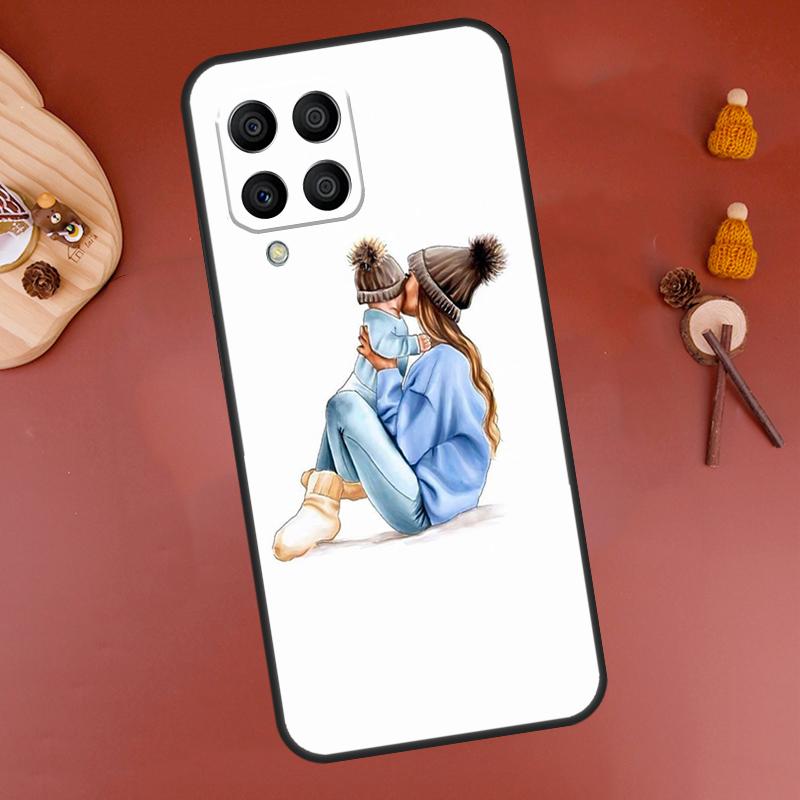 Baby Mom Daughter Girl Son Dad Case For Samsung Galaxy M32 M12 M52 M21 M31 M15 M55 M56 M36 M16 M06 M13 M33 M53 M14 M34 M54