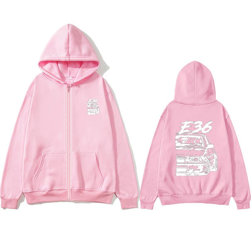 E36 Толстовка с капюшоном на молнии — фото 8