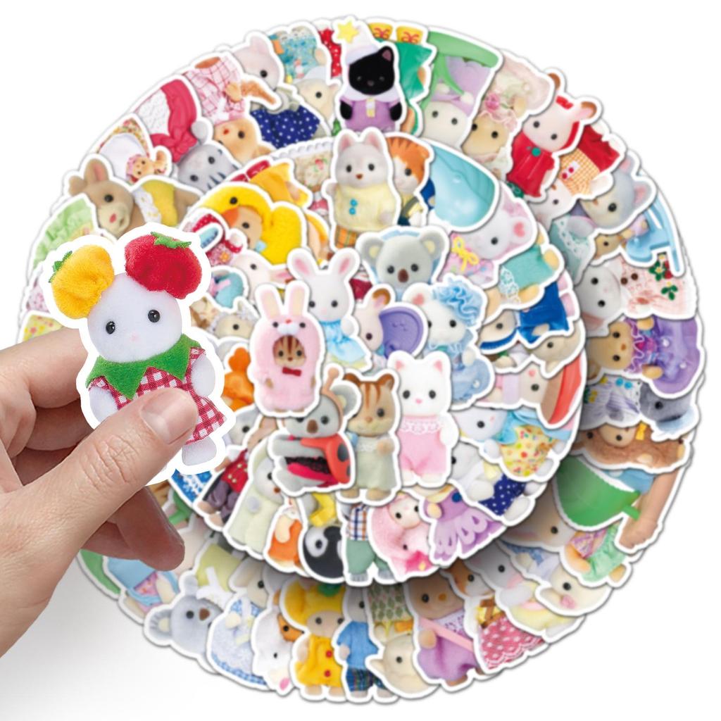 Sanrio Graffiti Stickers: 101 Cute Cartoon Stickers for Decorating Water Bottles, Phone Cases, Diaries, and More