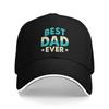 Mens Designer Best Dad Ever Hiking Baseball Caps Boy  Printing Trucker Cap Womens Pool Party Sunscreen Hats