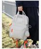 2025 Women's Fashion Textured Casual Backpack - Solid Color, Versatile for Commute & Travel