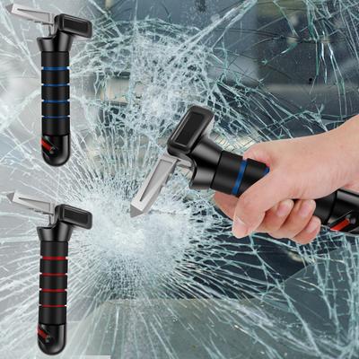 Car Door Assist Handles Multifunctional Seat Belt Cutter Specific Window Breaker Elderly Door Grab Bar Stand Assist Handle Cane