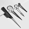 3/4Pieces Pink Hair Styling Set Rubber Band Cutter Mouse Tail Comb Hair Styling Tools Hair Braid Accessories Ponytail Maker Kits