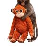 2Pcs Keychain Punch Monkey Charm Key Chain Pendant Wear-Resistant Bag Backpack Car Keys Photo Prop Decoration