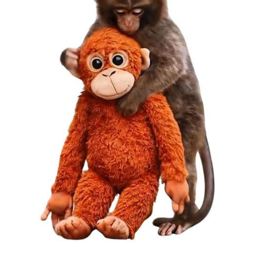 2Pcs Keychain Punch Monkey Charm Key Chain Pendant Wear-Resistant Bag Backpack Car Keys Photo Prop Decoration