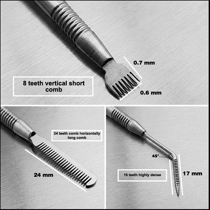 Double-headed Lash Lift Curler Eyelash Perming Stick Stainless Steel Cosmetic Applicator Comb Tool Eyelash Extension Supplies