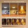 Butterfly Motion Sensor Night Light LED Rechargeable Under Cabinet Lamp for Closet Wardrobe Stair Kitchen Bedroom Home Decor