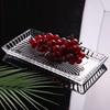 CHAHUA Crystal Glass Rectangular Fruit Tray