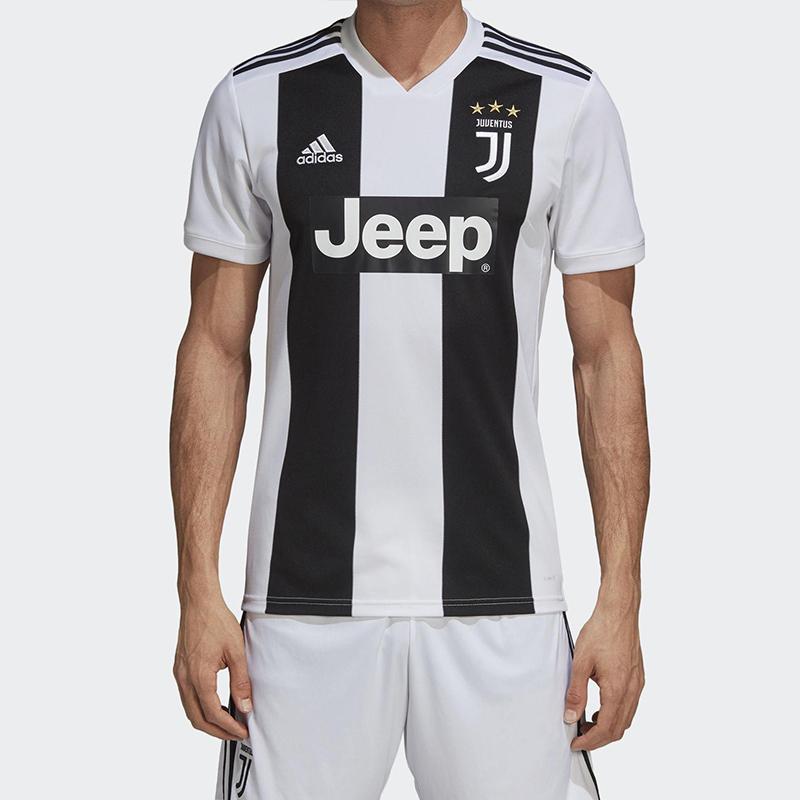 Adidas Juventus Home Replica Jersey 2018-2019 Men Tops White Black CF3489