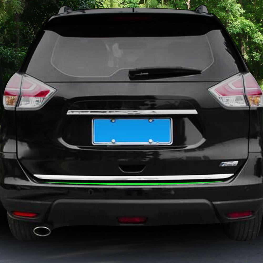 Stainless Steel Trunk Trim for Nissan X-Trail X Trail T32 2014 -2018 Rear Tailgate Trunk Lid Cover Sticker Accessories