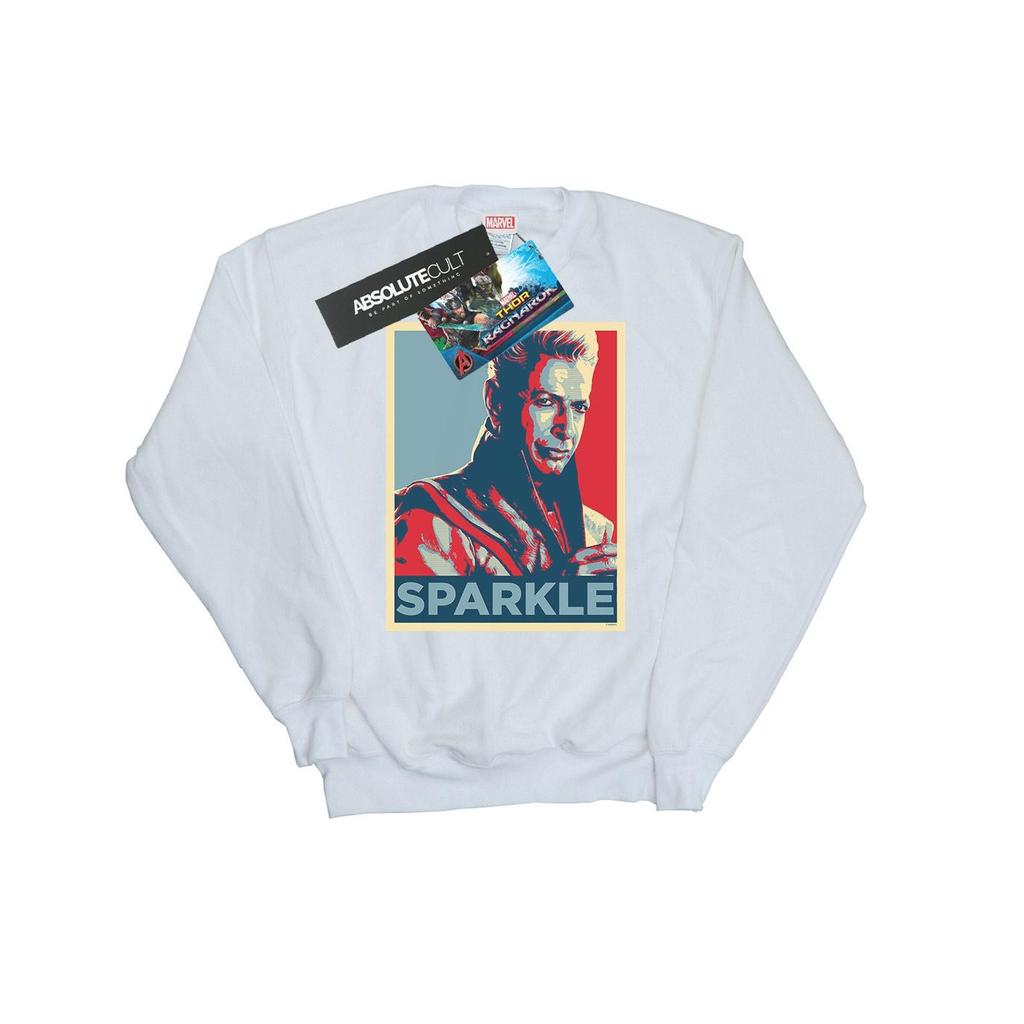 Marvel Mens Thor Ragnarok Grandmaster Sparkle Sweatshirt
