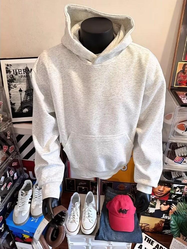 

450g Heavyweight Unisex Hoodie - Solid Color, American Style, Trendy & High-End Feel M