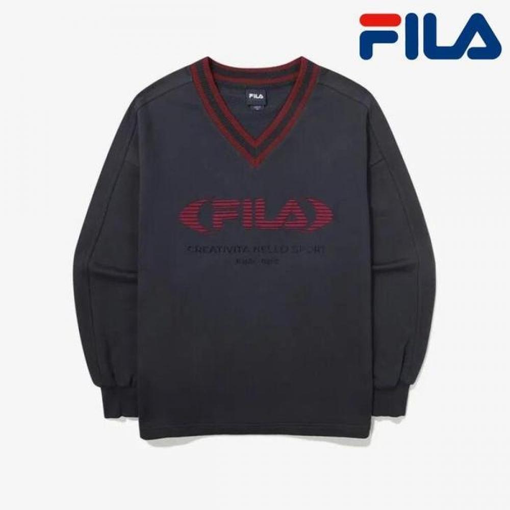 

Fila V Neck Sweatshirt Logo 95(WL)