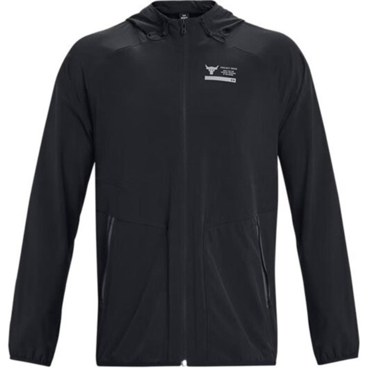 Under Armour Project Rock Unstoppable Hooded Jacket Men Black 1380538-001 M