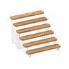 Stepped Desktop Display Rack Space Saving for Desk, Collectors