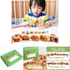 Wooden Caterpillar Bead Stringing Children Puzzle Toys For Kids Focus And Logic Development Educational