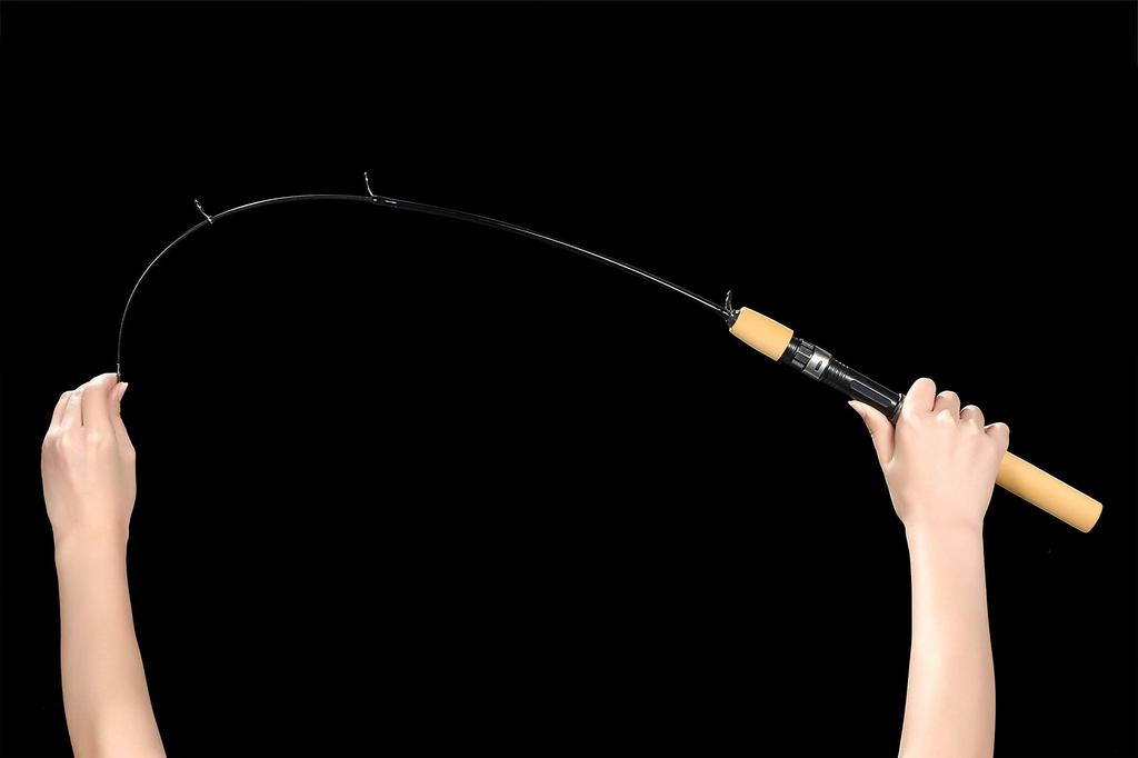 VILTAGE Fishing Rod Set Spinning 100cm Line Rod Case Nylon Line Included [Compact Rod, Reel] Rod, Included, Included, (Blue)