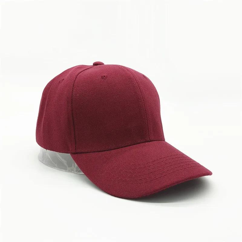 Summer Solid Color Women Sport Baseball Cap Adjustable Unisex Baseball Caps Family Baseball Sun Hats Hip-hop Hat Wholesale Caps