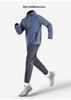 Men's Quick-Dry Running Suit: Spring/Summer Jacket with Printed LOGO for Fitness and Morning Runs