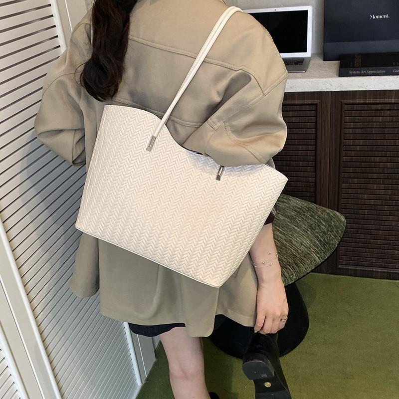 Pu Tote Bag For Women With Durable Large Capacity Daily Use