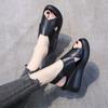 Neue Sommer-Damenkeile Plateau-Einzelschuhe Damen-Sandalen mit hohen Absätzen Damen-
